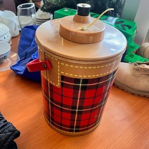 Vintage plaid skotch jug